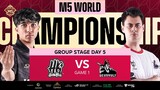 (FIL) M5 Group Stage Day 5 | HB vs DEVU | Game 1
