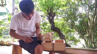 Làm Tặng Vợ Chiếc Hộp Gỗ Thu Gọn Cực Kỳ Tiện Lợi _ Đôi Đũa Tre