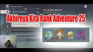 Akhirnya Kita Rank Adventure 25