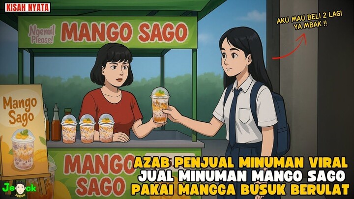 AZAB PENJUAL MINUMAN VIRAL JUAL MINUMAN MANGO SAGO PAKAI MANGGA BUSUK BERULAT