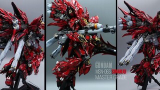 The Beautiful Takumi Studio MG Sinanju Conversion Kit │ CUSTOM Build │ガンプラFull Painting
