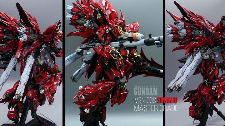 The Beautiful Takumi Studio MG Sinanju Conversion Kit │ CUSTOM Build │ガンプラ全塗装