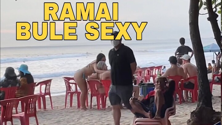 KUTA BALI RAMAI CLUB VESPA SE INDONESIA | update situasi Kuta Bali sore dan malam hari on weekend