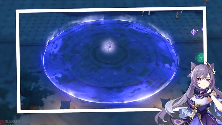 [Genshin Impact] What do Elemental Bursts look like from outside the camera’s view? A super-wide sho