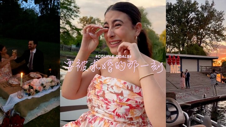 “The moment I realized I was about to be proposed to”
