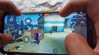 Realme narzo 20 pro free fire gameplay test 4 finger claw handcam m1887 onetap headshot 90HZ display