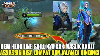 NEW HERO LING - ASSASSIN SUPER LINCAH! BISA LOMPAT2 DINDING & CRITICAL BESAR! MOBILE LEGENDS