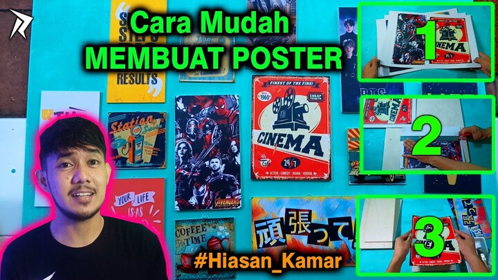 CARA MUDAH MEMBUAT POSTER UNTUK HIASAN KAMAR - KREATIFIR