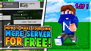 How To Make Your Own MCPE Server For FREE | Best Server Hosting Asia Node 2022 - Minecraft PE 1.19+