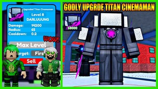 EPIC! Aku Dapatkan Unit Godly Upgrade Titan Cinemaman Auto Easy Win Di Level Nightmare