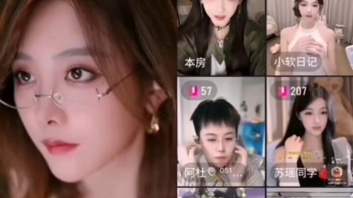 元元默默戴上了眼镜