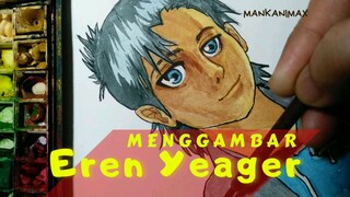 Menggambar Eren Yeager