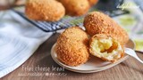 ขนมปังทอดไส้ชีส/ Fried Cheese Bread/ 揚げチーズパン