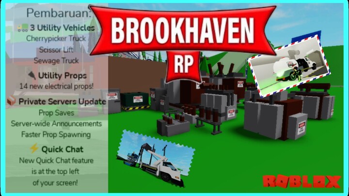 UPDATE BROOKHAVEN 🏡 RP NEW ELECTRICAL PROPS & 3 VEHICLE | ROBLOX INDONESIA