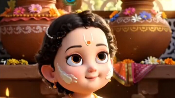 chote krishna bhagwan bole maiya maine makhan chori nahi ki