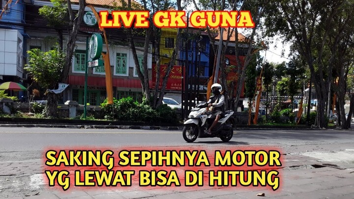 LIVE DI BALI || TEMPAT YANG DULUNYA RAMEH SEKARANG JADI SEPIH || MOTOR YANG LEWAT BISA DI HITUNG