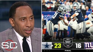 Stephen A. on CeeDee Lamb plays shining with 8 RECs, 87 YDS, 1 TD help Cowboys Beat Giants 23-16