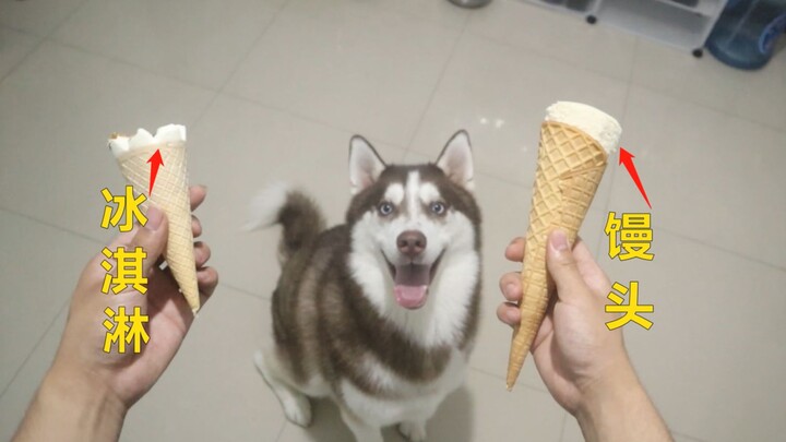 Husky: This ice cream is huge and delicious, but it’s a bit of a throat-choker!