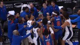 Mo Wagner starts ALL IN FIGHT after shoving Killian Hayes into crowd 😱 Pistons vs Magic