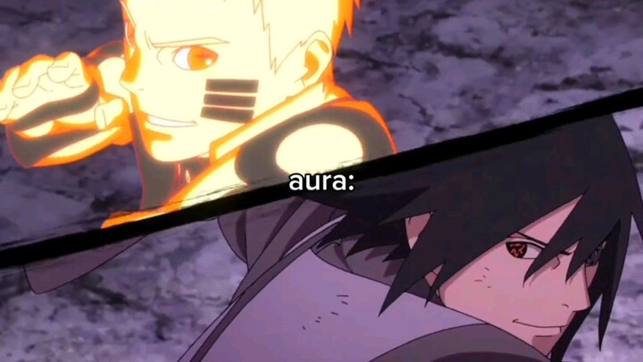 NARUTO DAN SASUKE SAMA-SAMA BERTANI AURA 100% TIDAK ADA LAWAN 🔥
