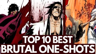 Top 10 BEST Brutal One-Shot Defeats in Bleach, RANKED | Aizen, Yamamoto + Kenpachi DESTROY Everyone