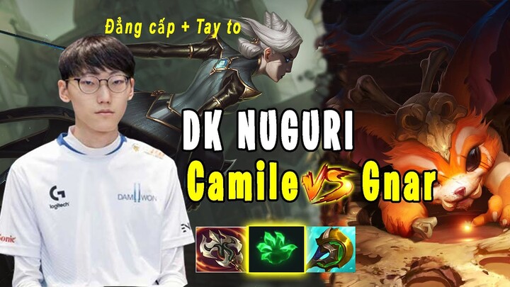 Nuguri Camille Một 9 vs Gnar Một 10 - Nuguri Solo Top Thách Đấu Hàn