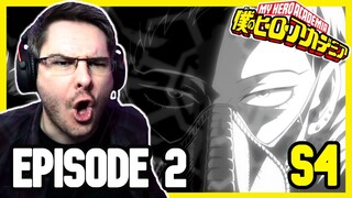 OVERHAUL IS CRAZY!! | My Hero Academia Season 4 Episode 2 REACTION | Anime Reaction