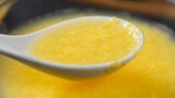Secret recipe of egg flower soup in the restaurant