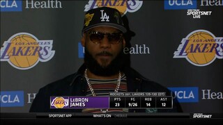 LeBron on passing up last shot in regulation: "I felt like Melo's look was a lot better than mine."