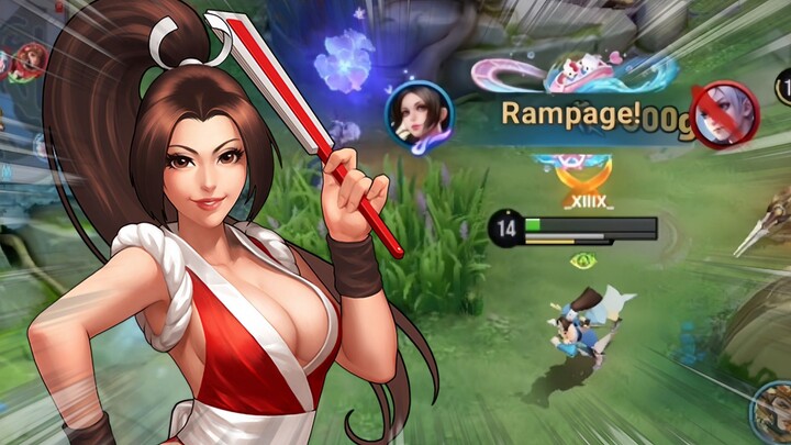 By One Sama Allain Yang Darah Nya Tipis. Hampir Aja KO || Gameplay Mai Shiranui HOK