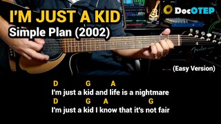 I'm Just A Kid - Simple Plan (2002) Easy Guitar Chords Tutorial with Lyrics Part 2 REELS