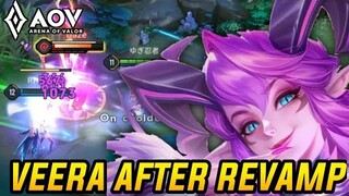 AOV : VEERA GAMEPLAY| AFTER REVAMP - ARENA OF VALOR