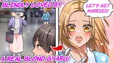 Helping an old lady at the train station led me to a romance with the blond gyaru [Manga dub]