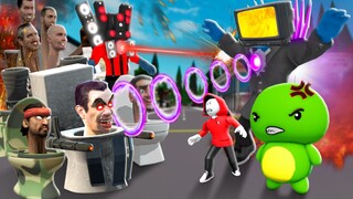 JJ SPEAKER MAN vs Mikey TV MAN TITAN | Maizen Roblox | ROBLOX Brookhaven 🏡RP - FUNNY MOMENTS