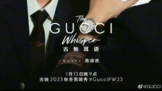 Chen Zheyuan and Zhou Yiran for GUCCI Whisper