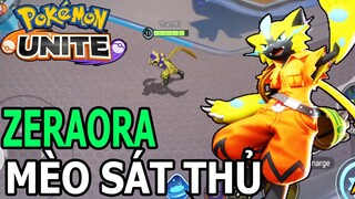 ZERAORA MÈO THẦN THOẠI TRỞ LẠI SKIN THÁM HIỂM 17 KILL - Pokémon UNITE TOP GAME CỰC HAY ANDROID IOS