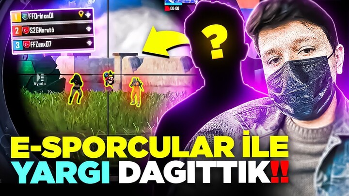 E-SPORCU GİBİ OYUNCULAR ile BERABER YARGI DAĞITTIK !? 🔥 SÜPRİZ İSİMLER!! Pubg Mobile