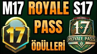 M17 ROYALE PASS ÖDÜLLERİ | SEZON 17 ROYALE PASS ÖDÜLLERİ | M17 RP VS S17 RP | PUBG MOBILE