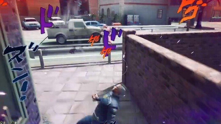 Let me, Nijimura Okuyasu, "Bombing Space" destroy you! [JOJO Chicken Dinner]