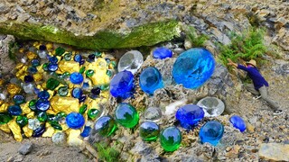 VANDA FIND GOLD#12 - wonderfulday! How to find gems mine with expert man collect so much gems -mine