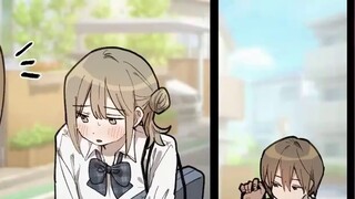 [Comic with audio] Is my childhood sweetheart lying defenselessly on my bed trying to seduce me? It 