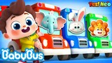 Yes! Neo - Wheels On The Animal Bus | Nursery Rhymes & Kids Songs | BabyBus Dub English!
