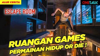 GAME SHOW PALING BERBAHAYA !! TARUHANNYA HIDUP ATO IS DEAD !! - ALUR CERITA ESCAPE ROOM 1 (2019)