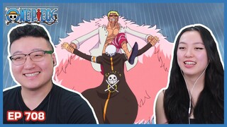 LAW VS DOFFY... 😱😱 | One Piece Episode 708 Couples Reaction & Discussion