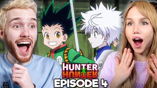GON BEFRIENDS KILLUA!! | Hunter X Hunter E4 Reaction