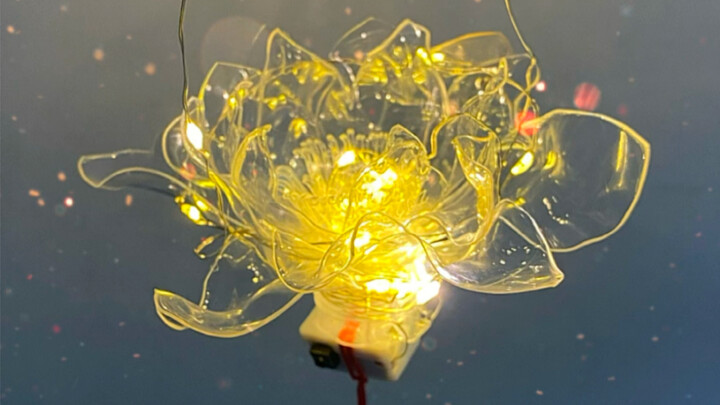 Even empty plastic bottles can be turned into stunning lanterns.