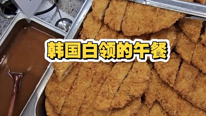 Korean White-Collar Workers’ Lunch: Today It’s Pork Cutlet and Stir-Fried Squid!