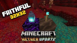 Faithful 32x32 | Texture Pack For Minecraft P.E. | Bedrock | 1.16+