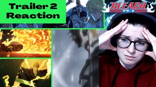 Reacting to Bleach Thousand Year Blood War Arc Trailer 2