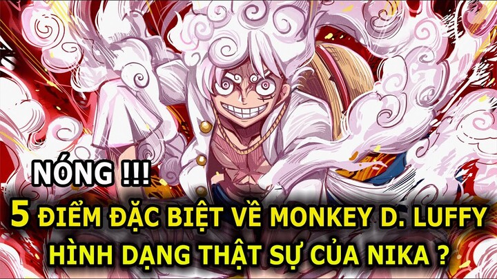 TOP 5 ĐIỀU ĐẶC BIỆT VỀ MONKEY D. LUFFY ! VÉN MÀN BÍ ẨN HÌNH DẠNG SỨC MẠNH TRÁI NIKA CỦA ONE PIECE